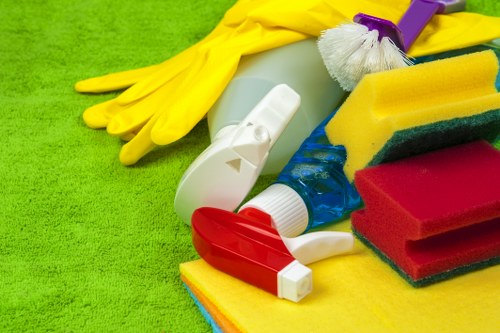 Detailed bathroom cleaning during a move in clean in NW8