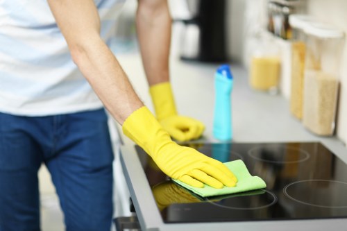 Washroom and kitchen cleaning for offices in NW8