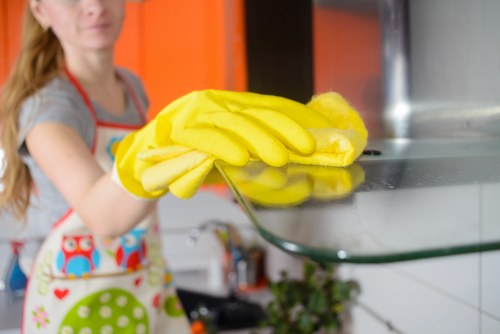 Local cleaners handling a deep clean in an NW8 apartment building